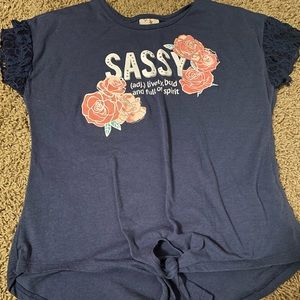 Girls short sleeve shirt (L)